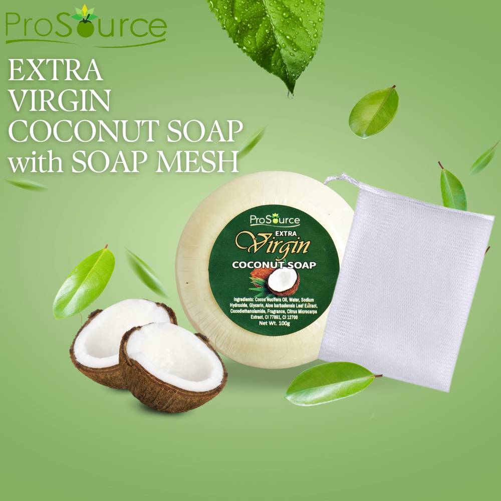ProSource Extra Virgin Coconut Soap with Soap Mesh