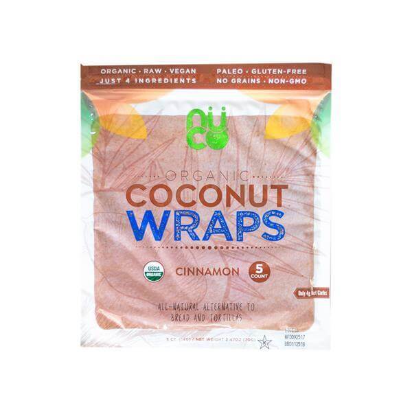 NUCO Organic Coconut Wraps (Cinnamon)